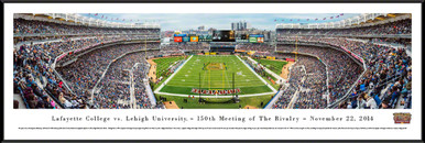 Lafayette vs. Lehigh Rivalry Panoramic Poster -150th Meeting