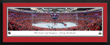2013 Stanley Cup Panoramic Poster - Chicago Blackhawks