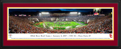 2017 Rose Bowl Panoramic Poster - USC Trojans