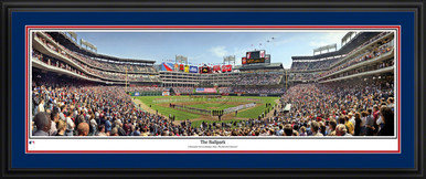 Rangers Ballpark in Arlington - Baseball Field - 48x16 Gallery Wrapped  Canvas Wall Art