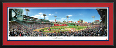 MLB フェンウェイパーク　フレーム Boston Red Sox Fenway Park 13x16 Frame with Opening Day