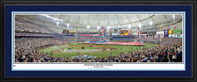 2008 World Series Opening Ceremony Phillies Panoramic Framed Poster - the  Stadium Shoppe