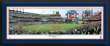 New York Mets Panoramic Poster - MLB Fan Cave Decor