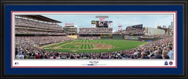 Target Field Baseball Stadium Print, Minnesota Twins Baseball