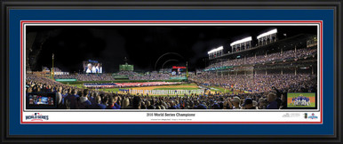 Chicago Cubs 1908 World Series Champions Panoramic Canvas 