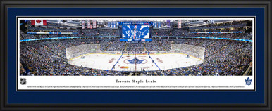 Toronto Maple Leafs+R+ Arena Framed Wall Decor Featuring A Black And White  Full Length Photo Of The Ice Before A Capacity Crowd Of Leafs+TM+ Fans