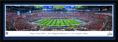 Super Bowl 2015 - New England Patriots Champions - NFL Panoramic Poster and  Wall Décor by Blakeway Panoramas