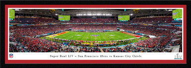 Poster KC Chiefs vs SF 49ers Oct 23 2022 Levi's Stadium Game Day