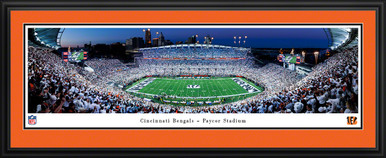 Blakeway Panoramas - Cincinnati Bengals 50 yd Panoramic Picture - Paycor Stadium NFL Fan Cave Decor