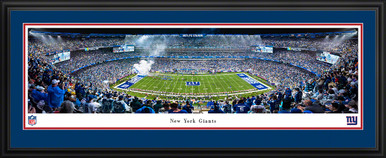 New York Giants Panoramic Picture MetLife Stadium NFL Fan Cave Decor