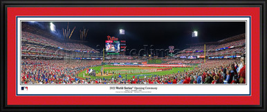 Houston Astros MLB Fan Cave Decor - 2022 World Series Opening Ceremony  Panoramic Picture