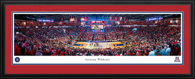 Arizona Wildcats Basketball Panoramic Picture - McKale Memorial