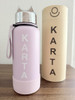 Karta Barbell Loading Water Bottle - Pink