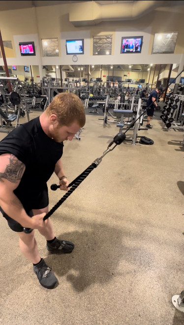 Double Length Tricep Rope by GymPin