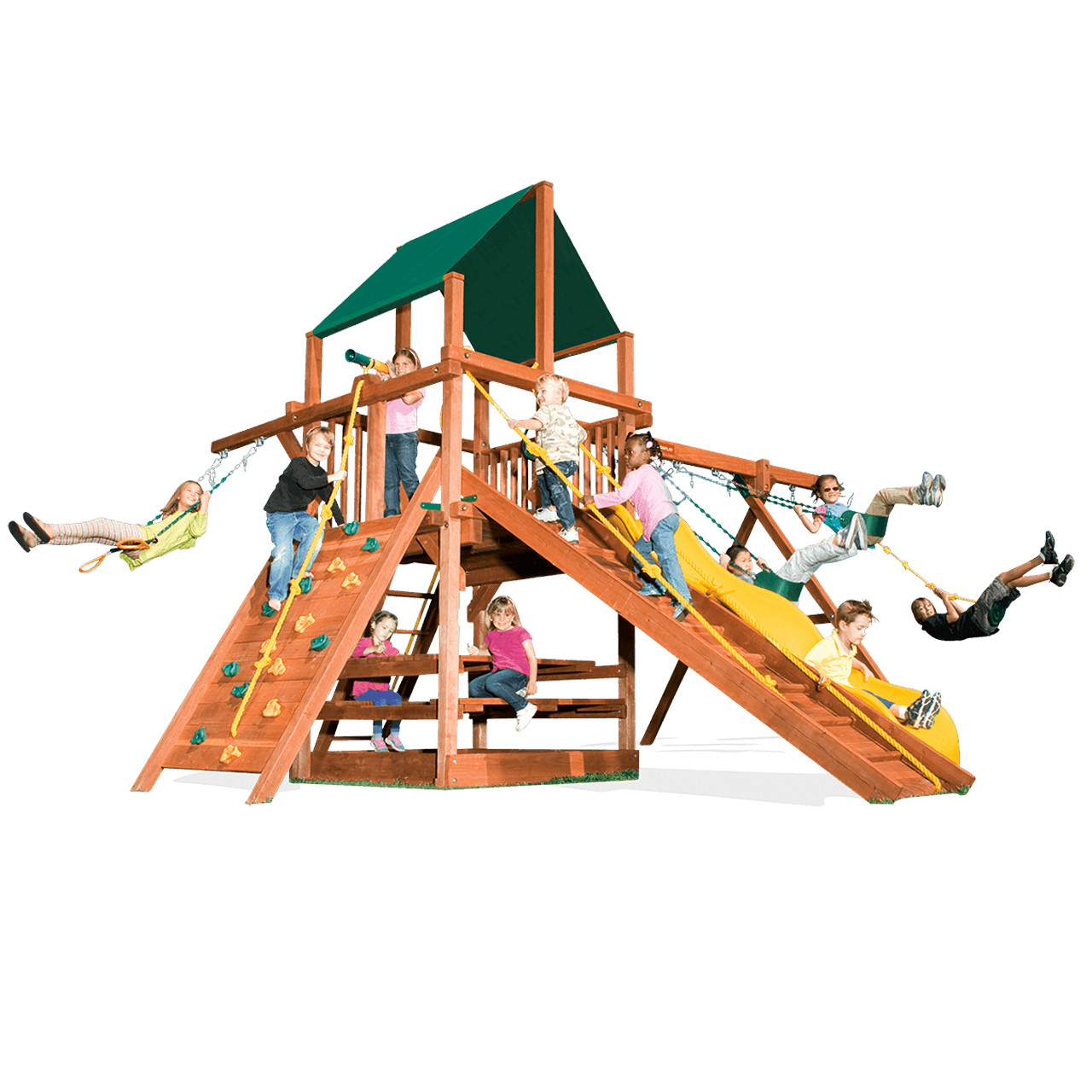 wooden swing sets under 400