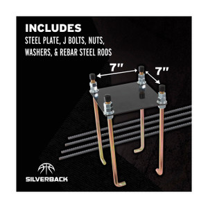 basketball hoop anchor kit basketball hoop anchor kit