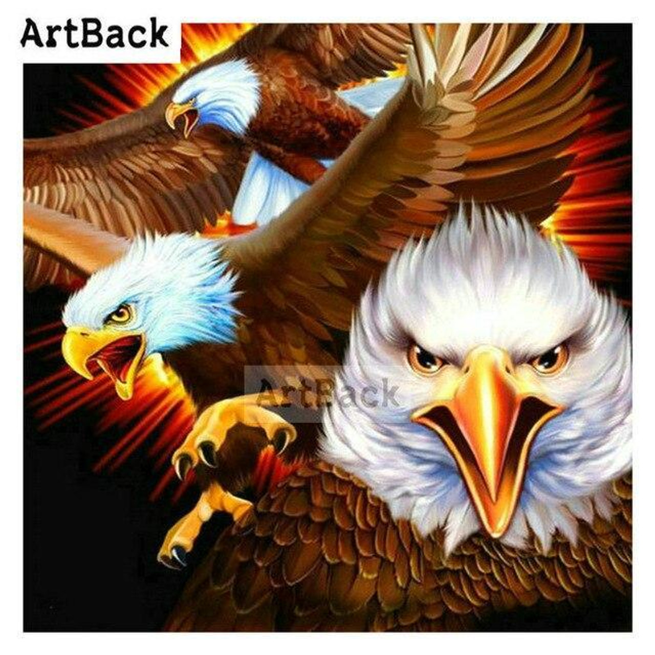 5D Diamond Painting Bird Eagle Party Decoration Diamond Art Tools