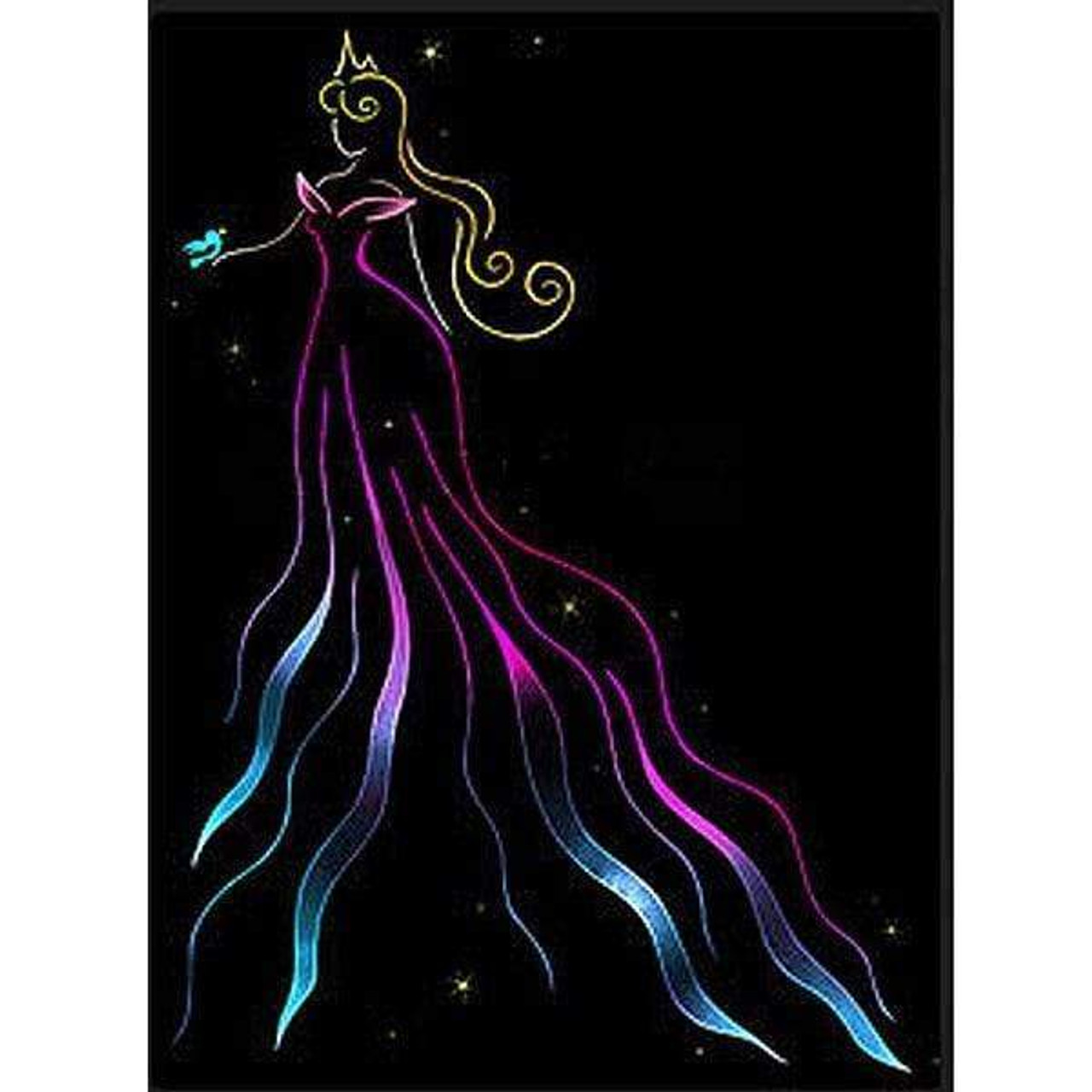 5D Diamond Painting Sleeping Beauty Light Princess Kit - Bonanza