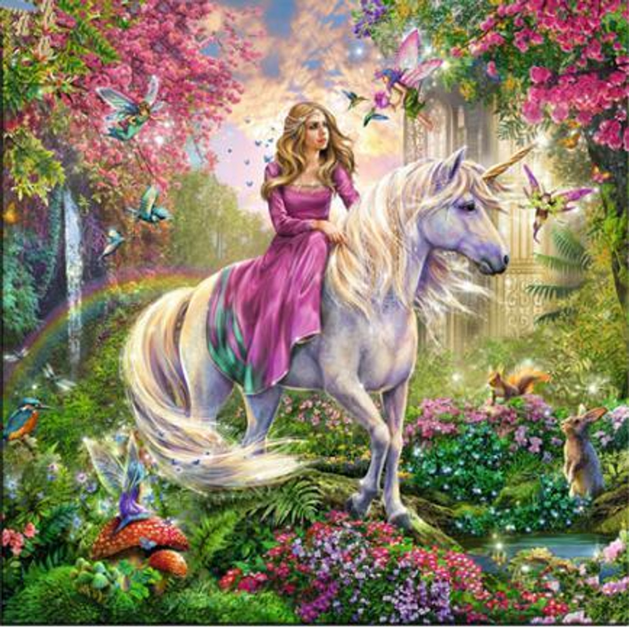 5D Diamond Painting Fairies, Unicorns and Princess Kit - Bonanza Marketplace