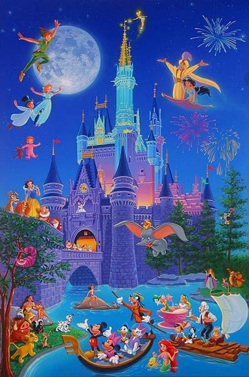 5D Diamond Painting Mickey Mouse Disney Castle Kit