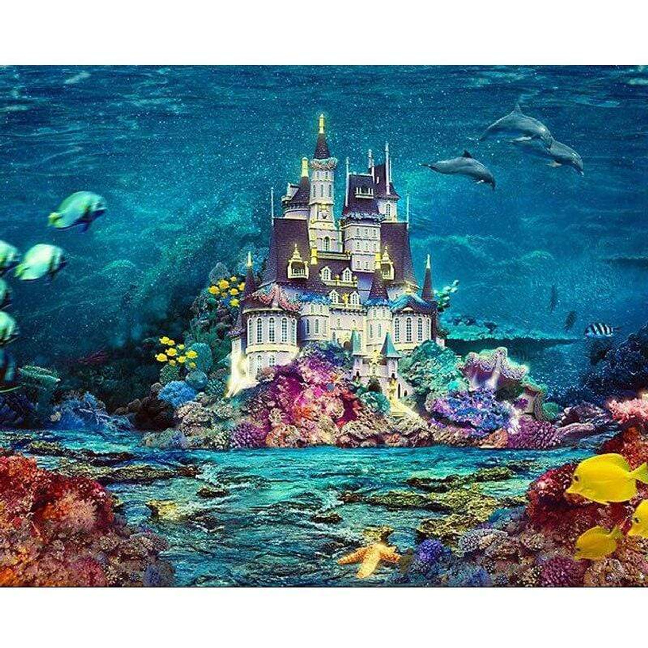 Colorful Castle Rainbow, 5D Diamond Painting Kits