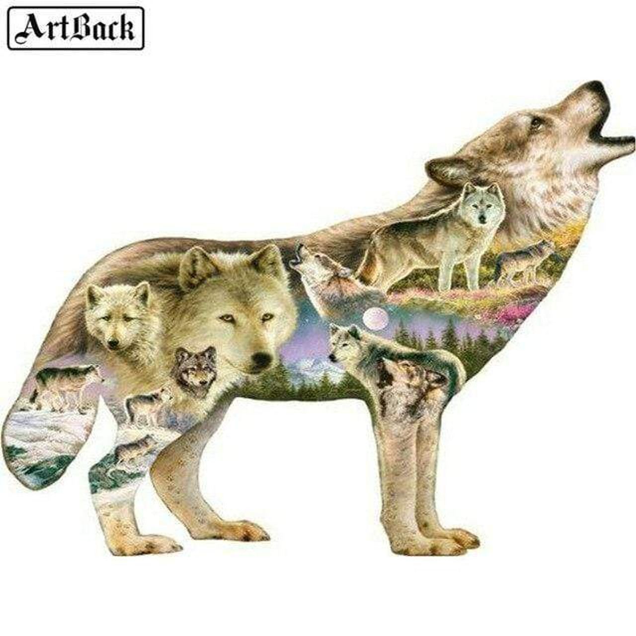 5D Diamond Art ~ Dog & Cat #1 (30 x 30 cm) – Ponfel