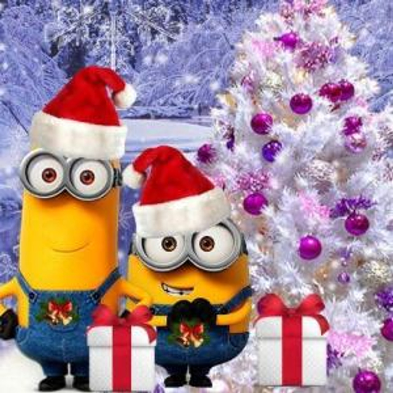 5D Diamond Painting Minion Christmas Kit