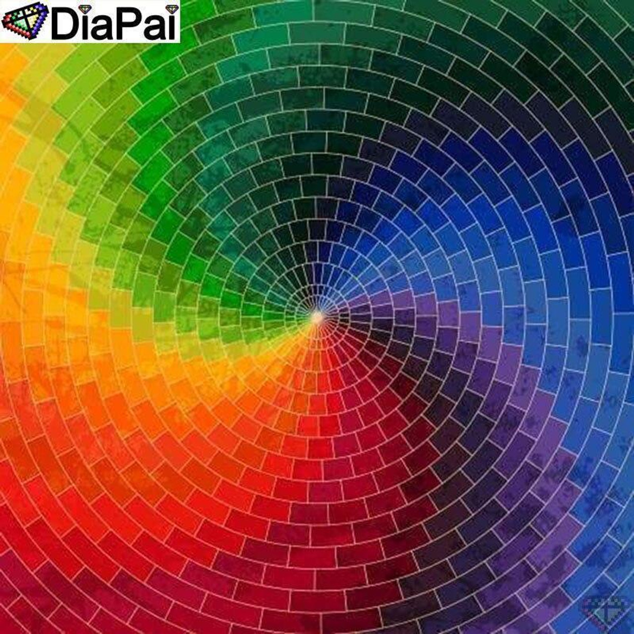 5D Diamond Painting Rainbow Bricks Kit