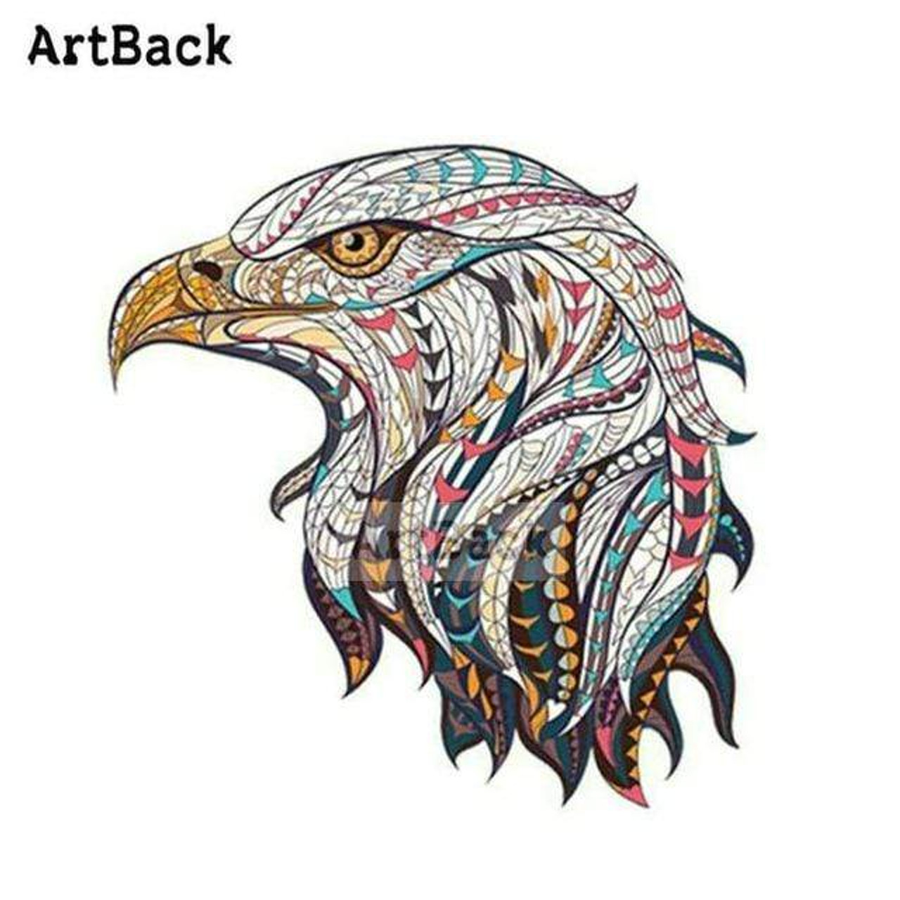 abstract eagle art