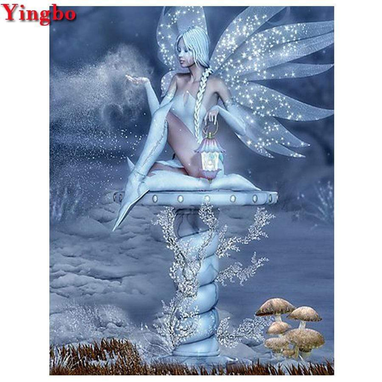  Wings Fairy Diamond Painting Kits 5D Diamond Art Kits for  Adults, Large Size (24x12 Inch), DIY Paint by Numbers, Diamond Dots,  Crystal Rhinestone Arts Embroidery Craft, Room/Home/Wall Decor Gifts, d25 