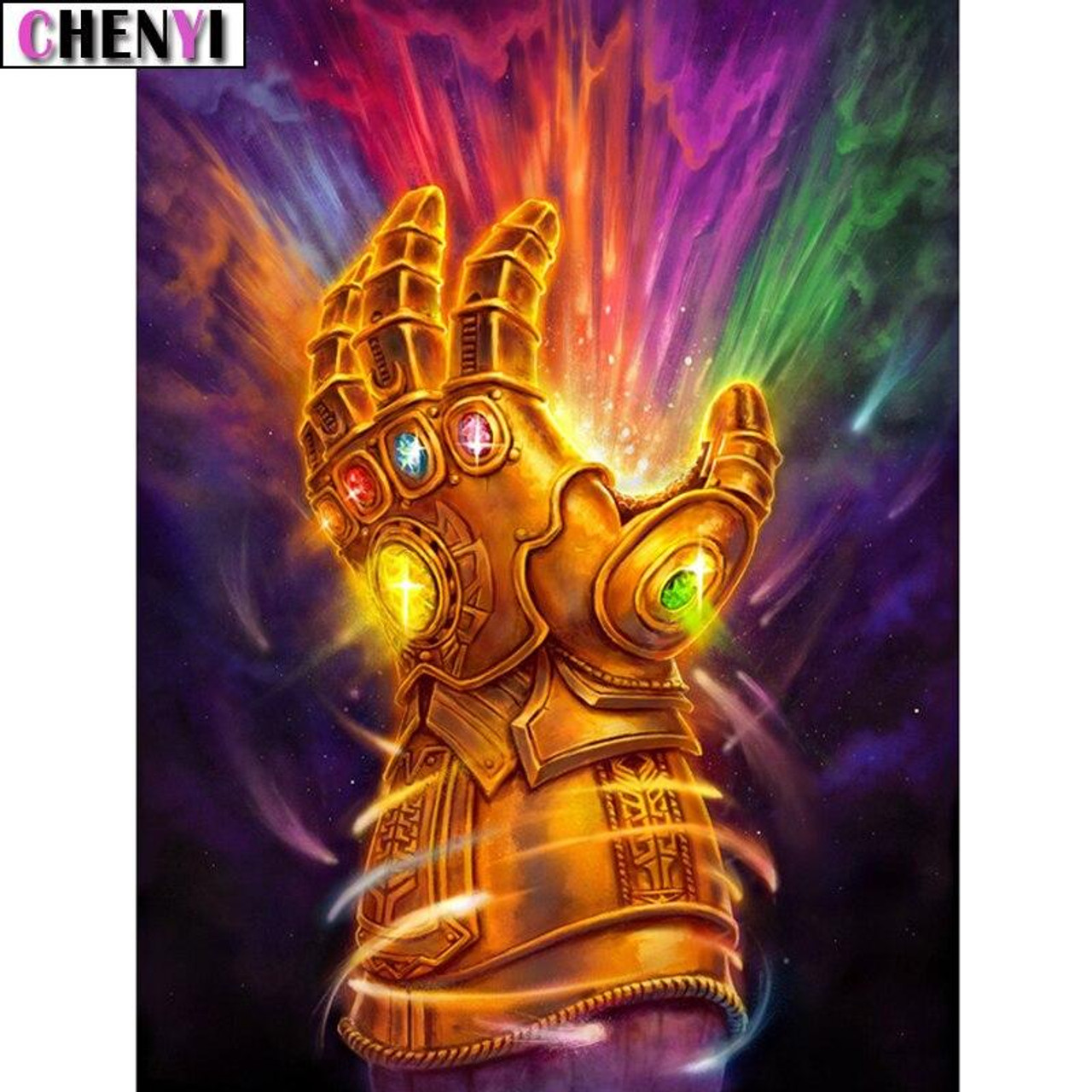 Marvel Groot With Thanos Power, Diamond Painting
