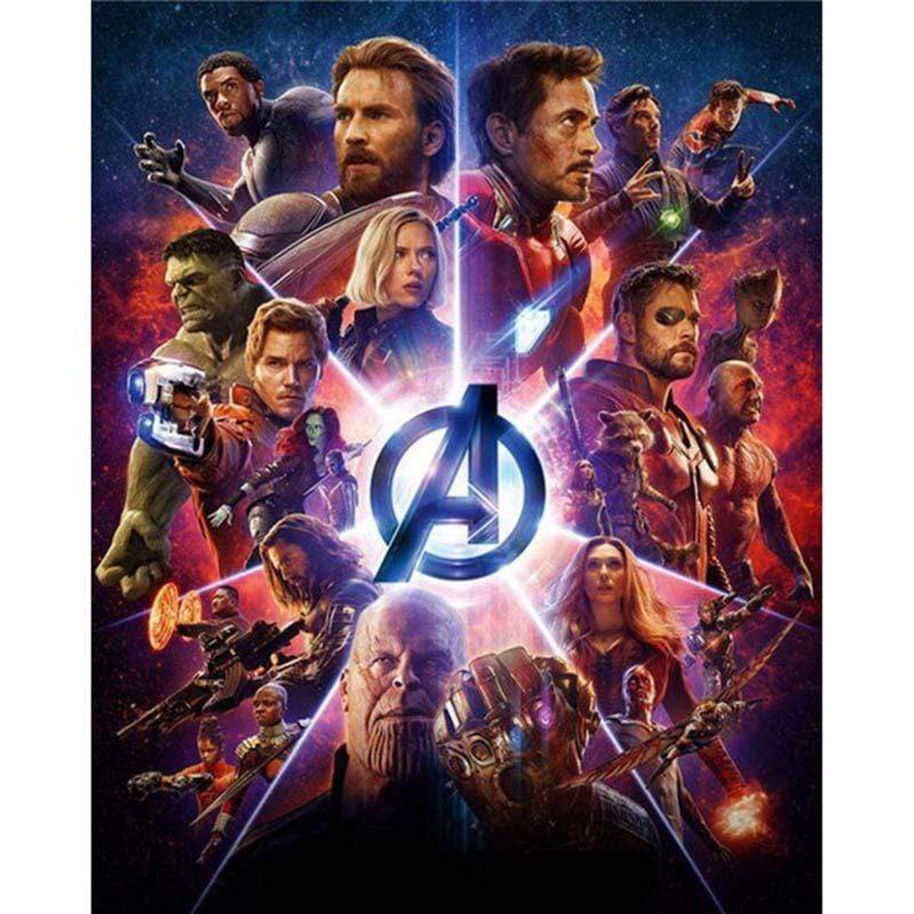 5D Diamond Painting Avengers Infinity War Collage Kit