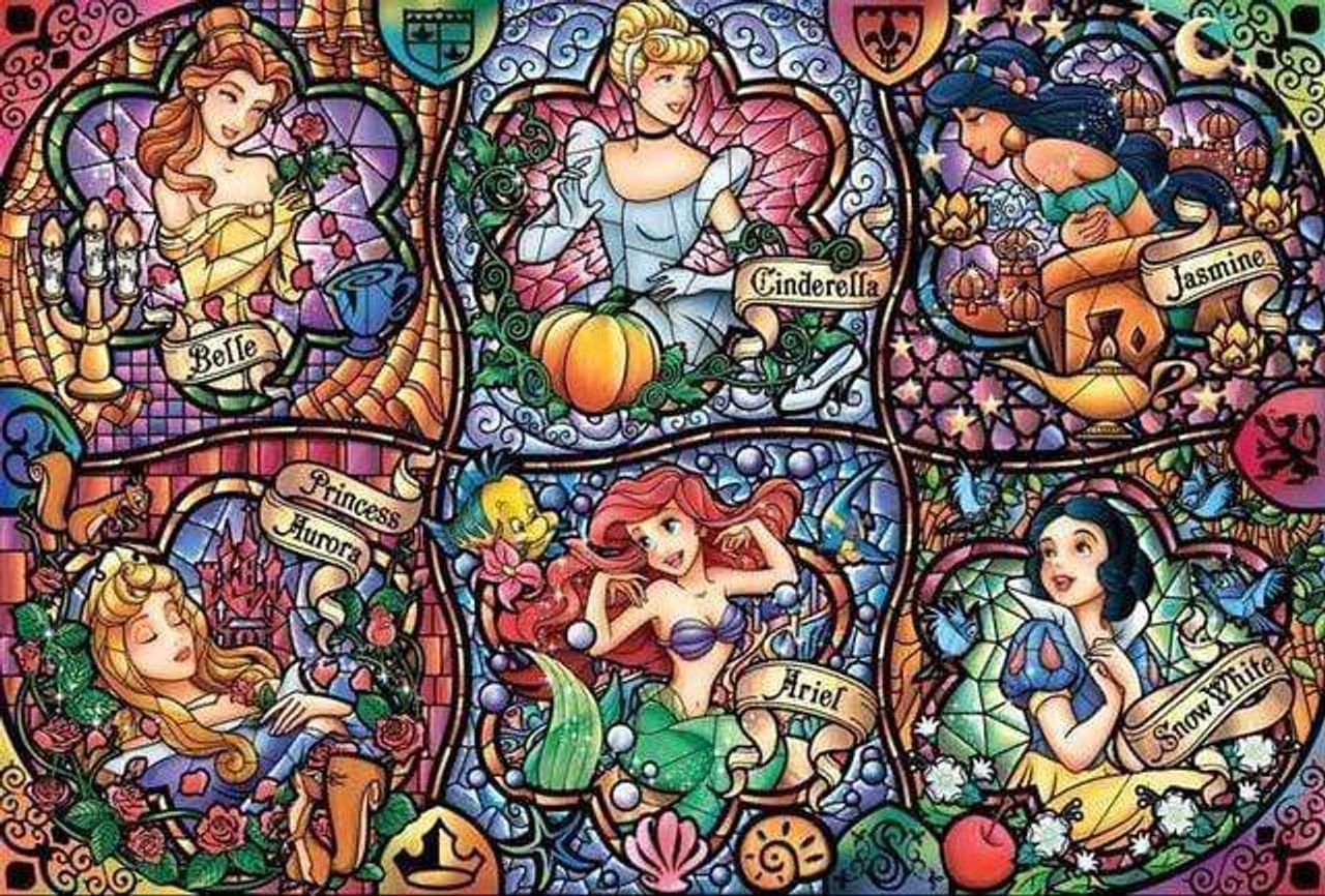 5D Diamond Painting Disney Princess Circle Collage Kit - Bonanza