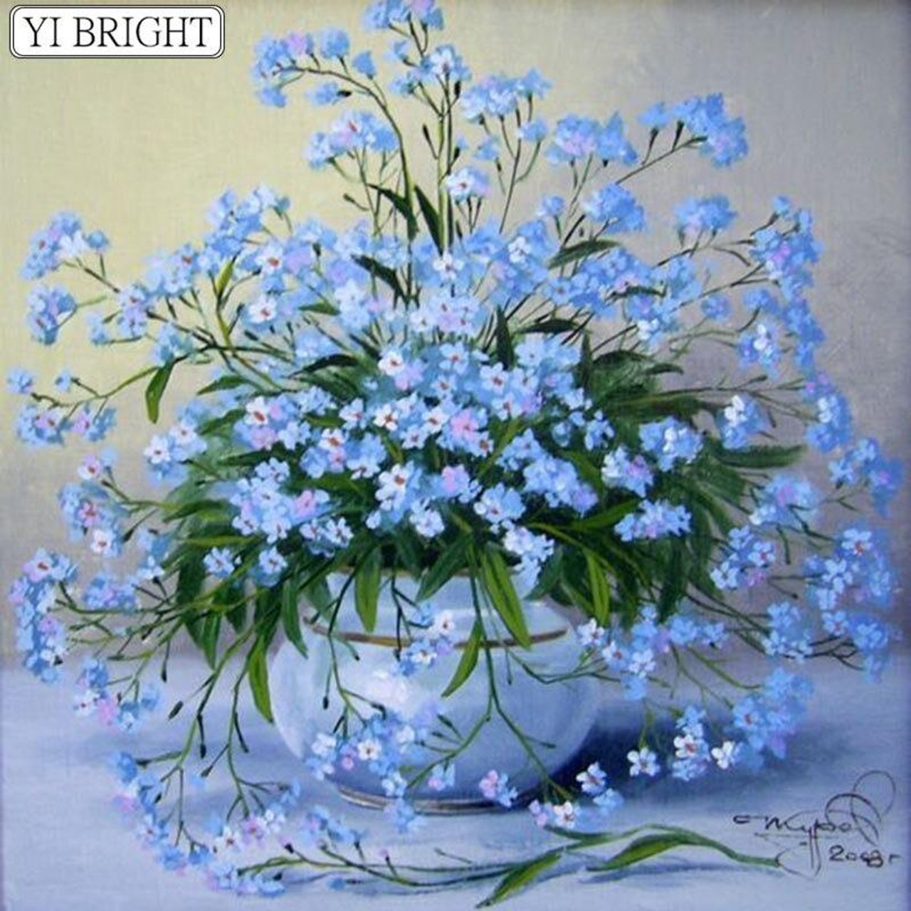 Blue Roses In Vase - Special Diamond Art Storage Box – Paint by Diamonds