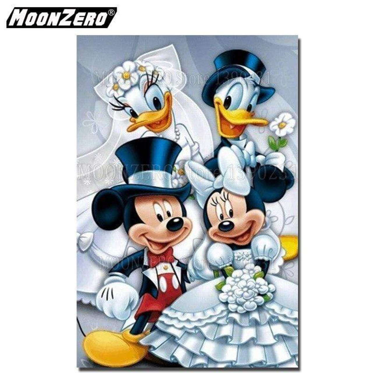 Mickey Mouse Donald Duck 5D Full Diamond Painting Kits DIY Disney