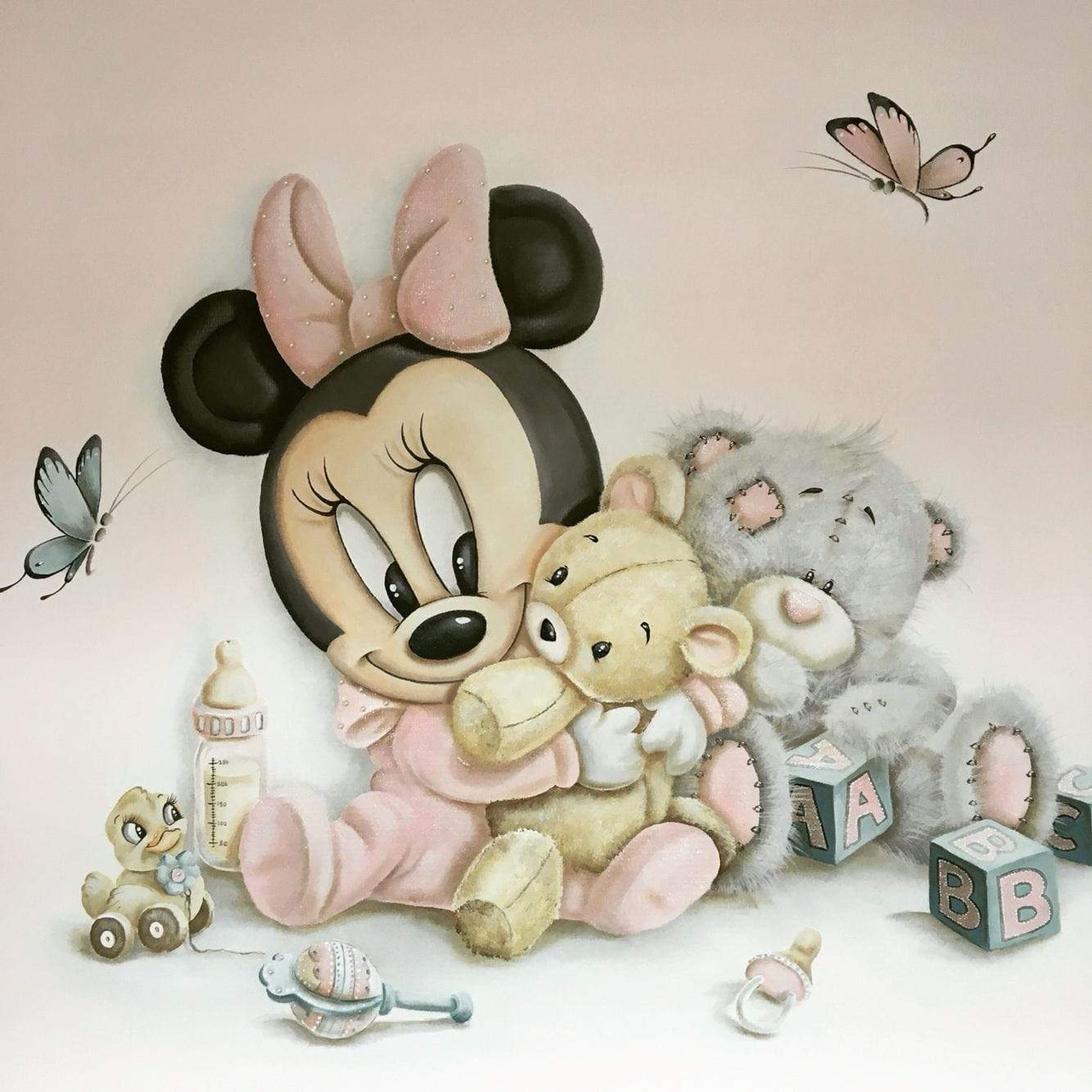5D Diamond Painting Doctor & Nurse Mickey and Minnie Mouse Kit