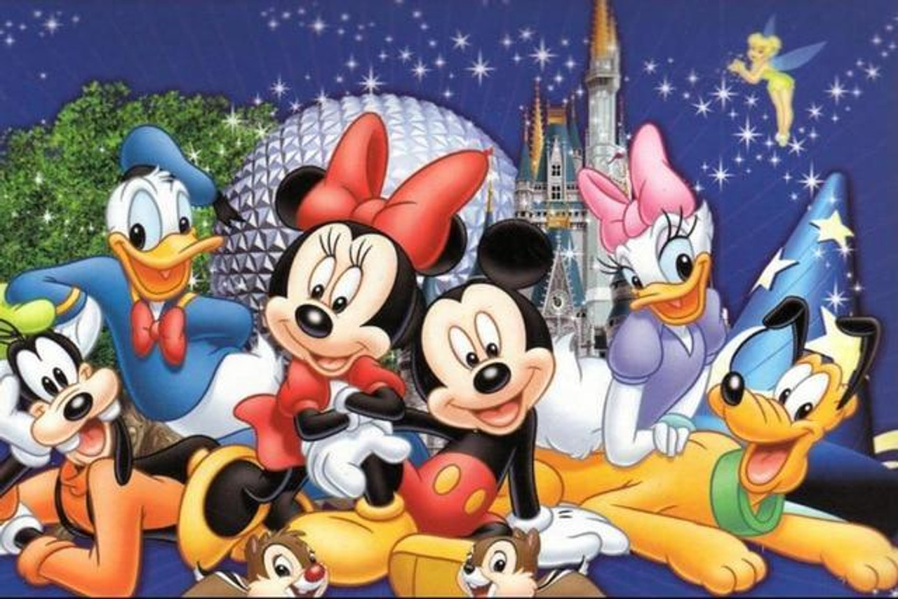 5D Diamond Painting Mickey Mouse and Friends Island Fun Kit