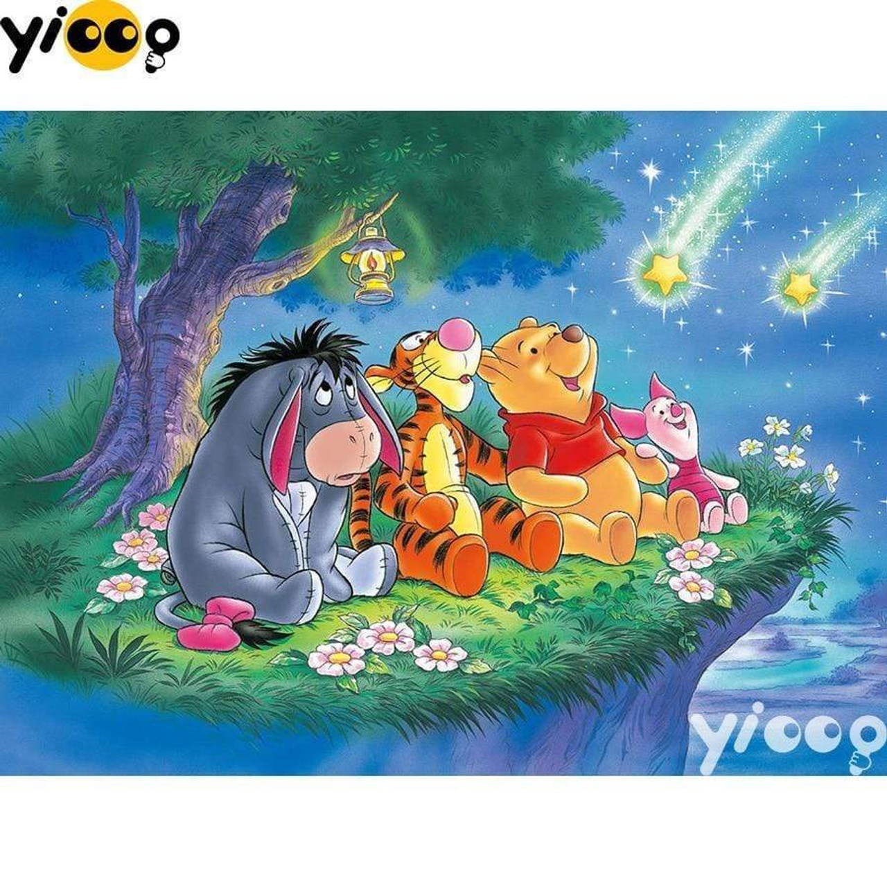 Winnie The Pooh Cartoon - Diamond Paintings 
