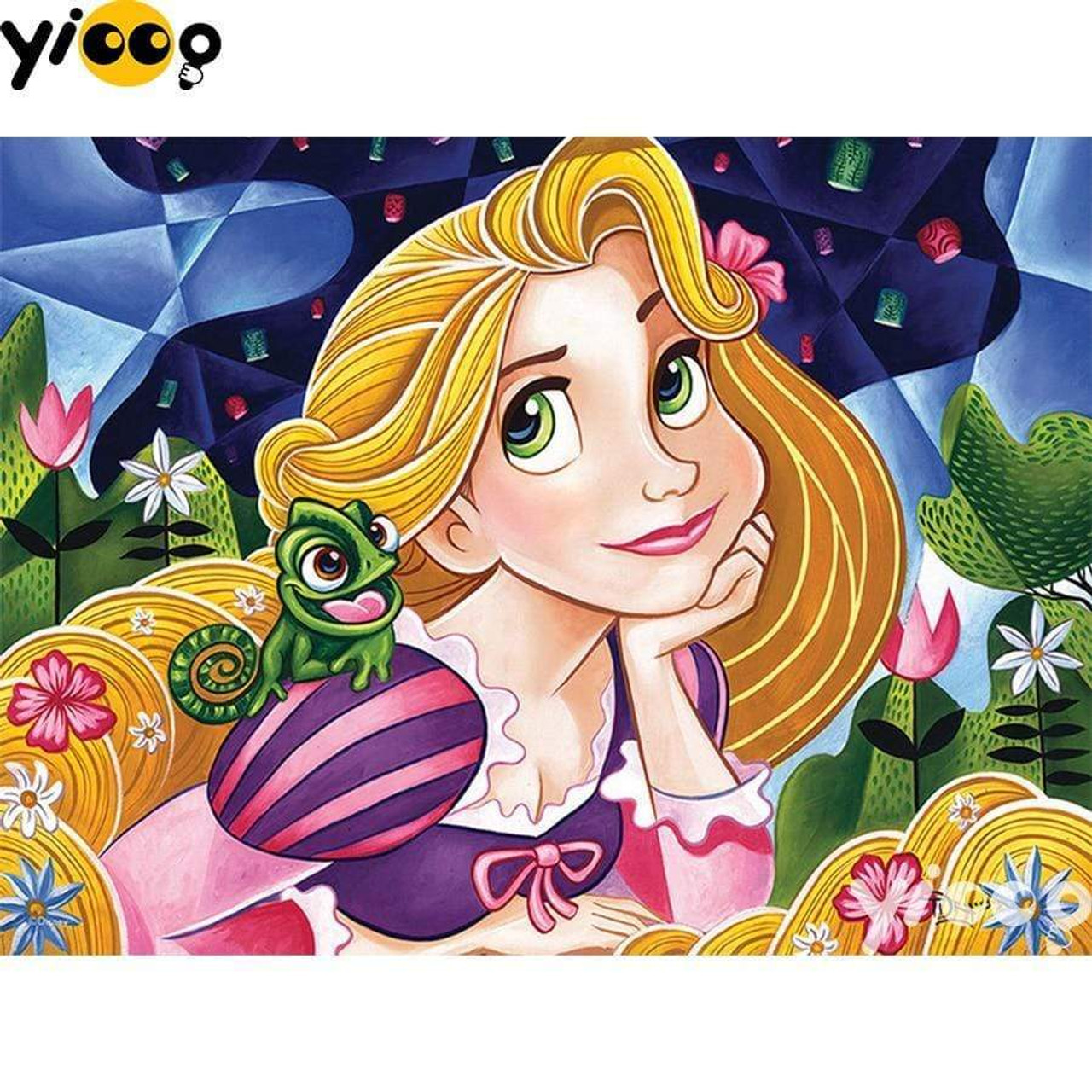 5D Diamond Painting Fancy Frame Disney Princess Kit - Bonanza