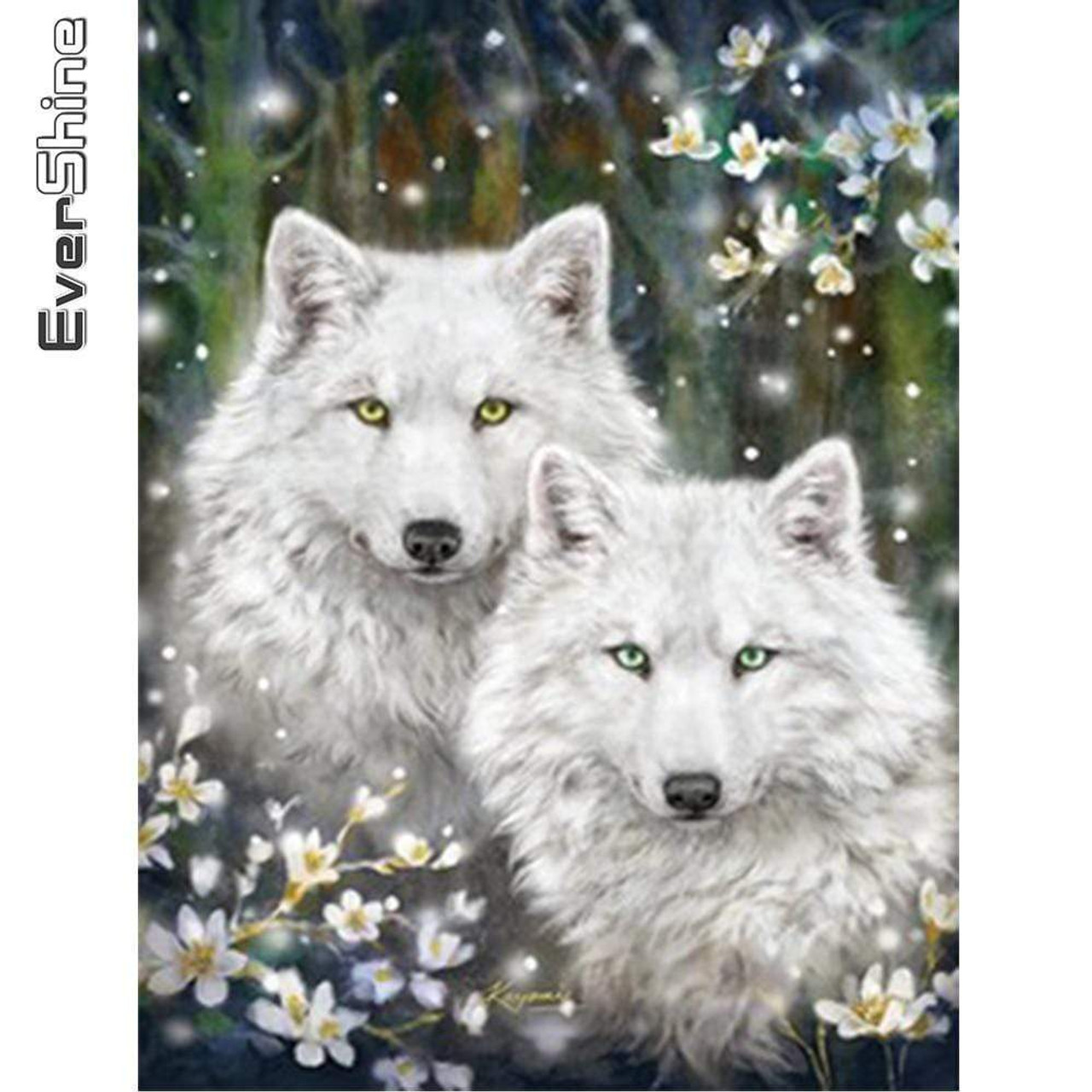 5D Diamond Painting Dogs on the Rocks Kit