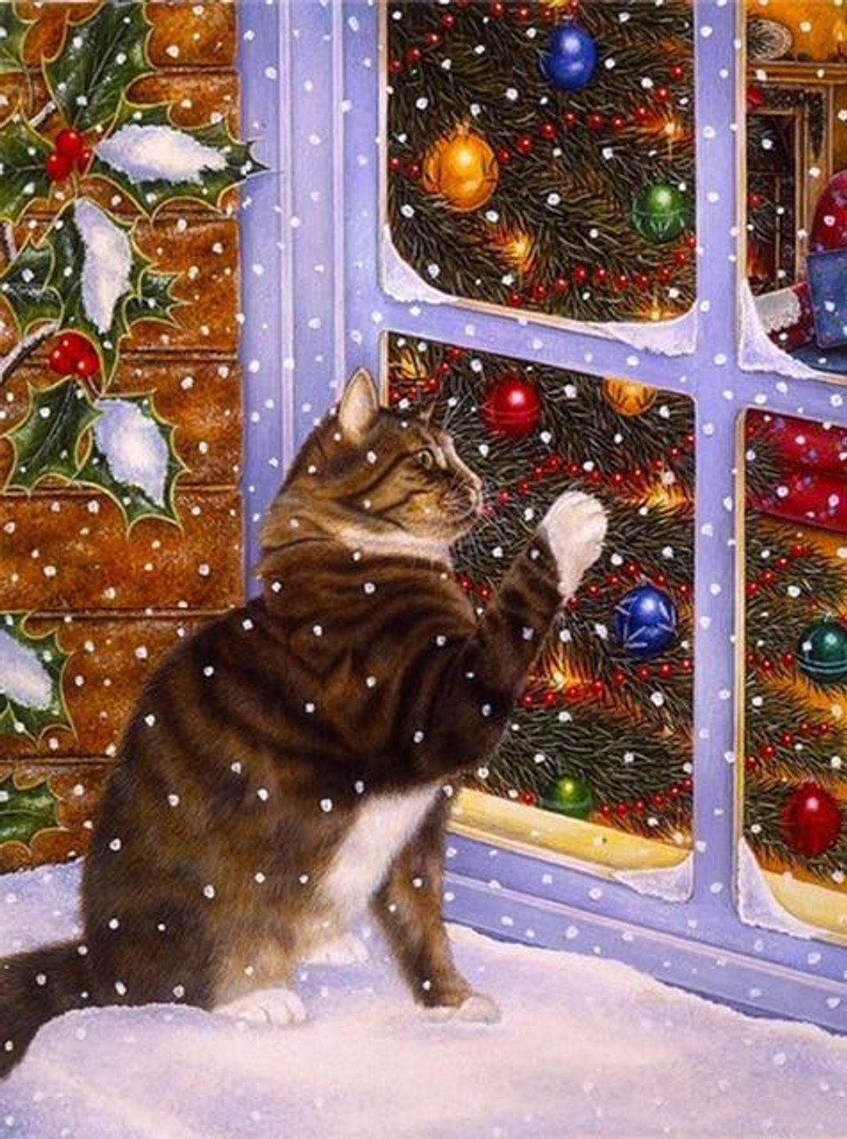  Christmas Window Candle Diamond Painting Kits, Fun DIY