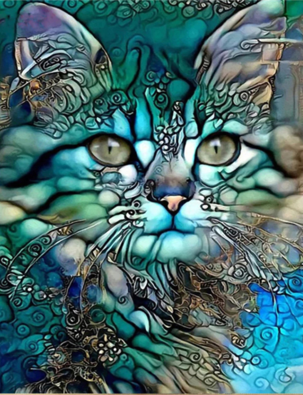 Color Smile Cat 5D Diamond Painting -  – Five Diamond  Painting