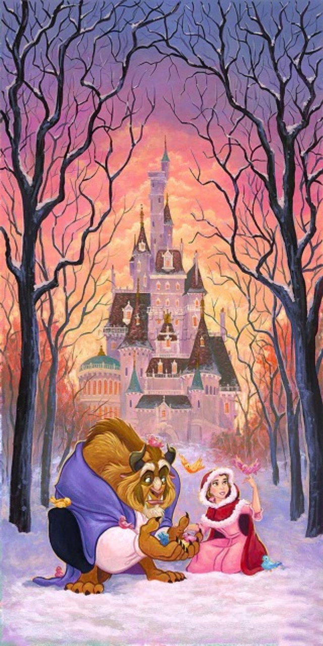 5d Diamond Painting Beauty And The Beast Castle Kit Bonanza Marketplace