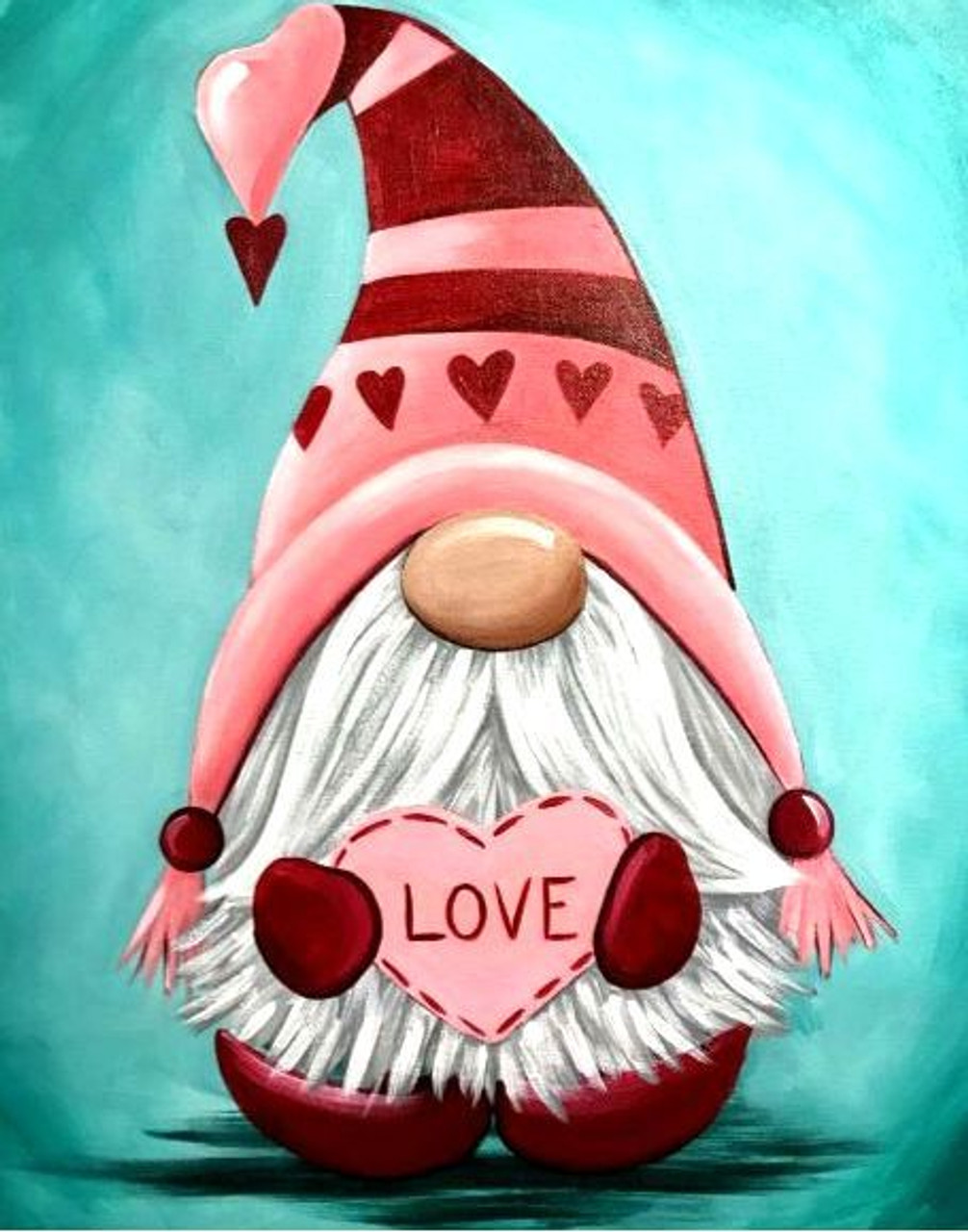 Valentines Day Gnomes Diamond Painting 