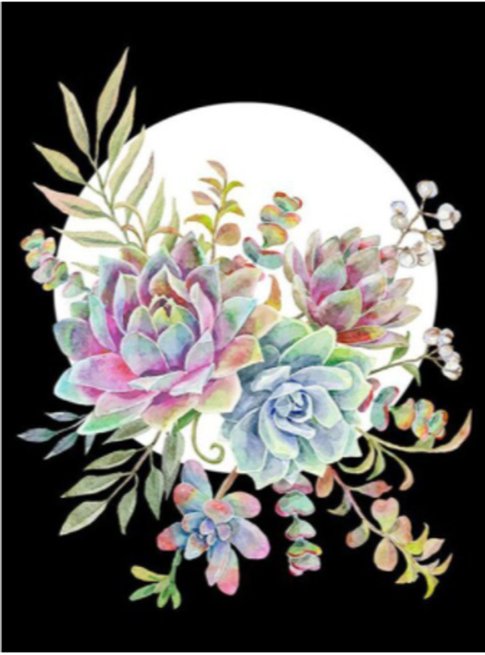 5D Diamond Painting Dragon in Flowers Kit - Bonanza Marketplace