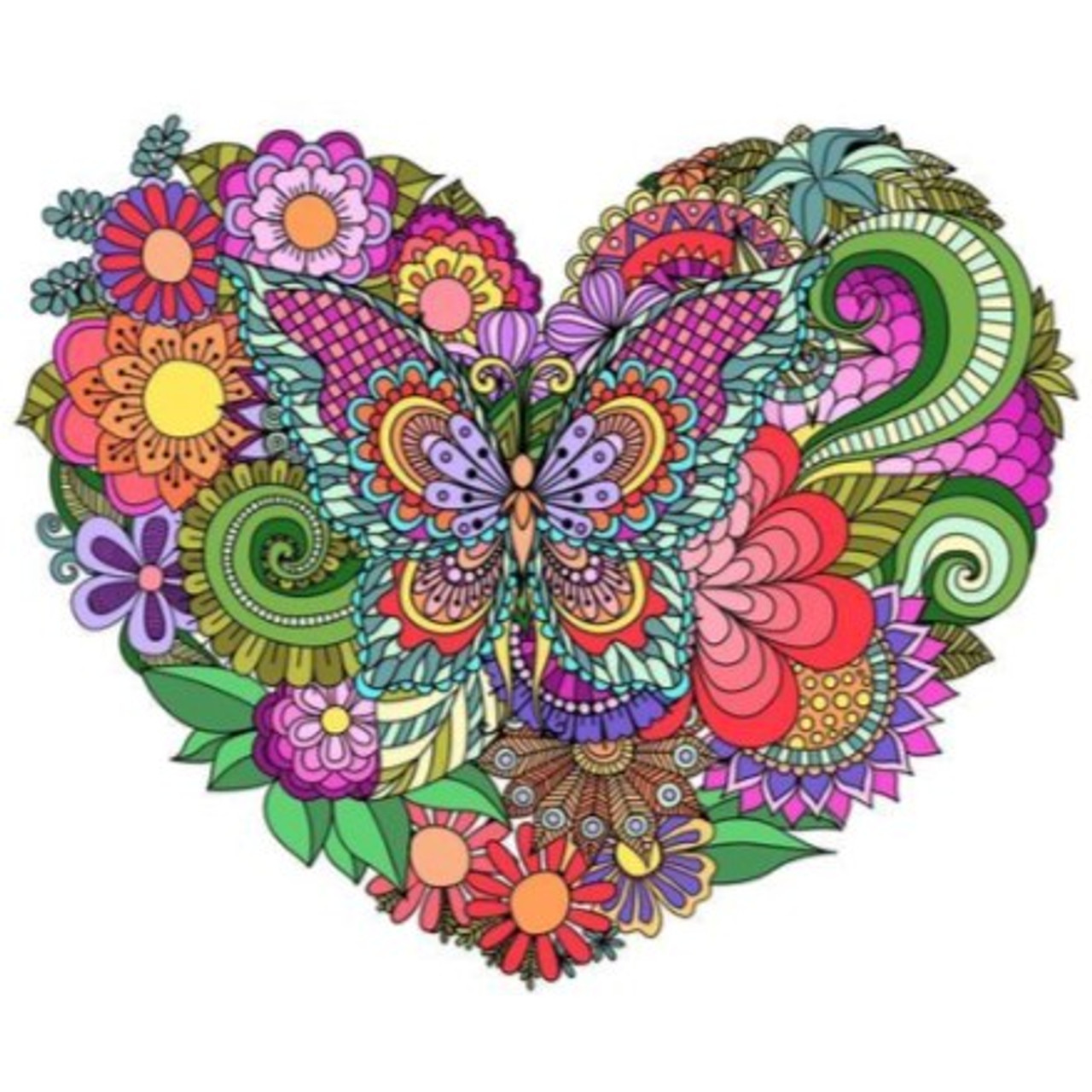 5D Diamond Painting Butterfly Heart Kit