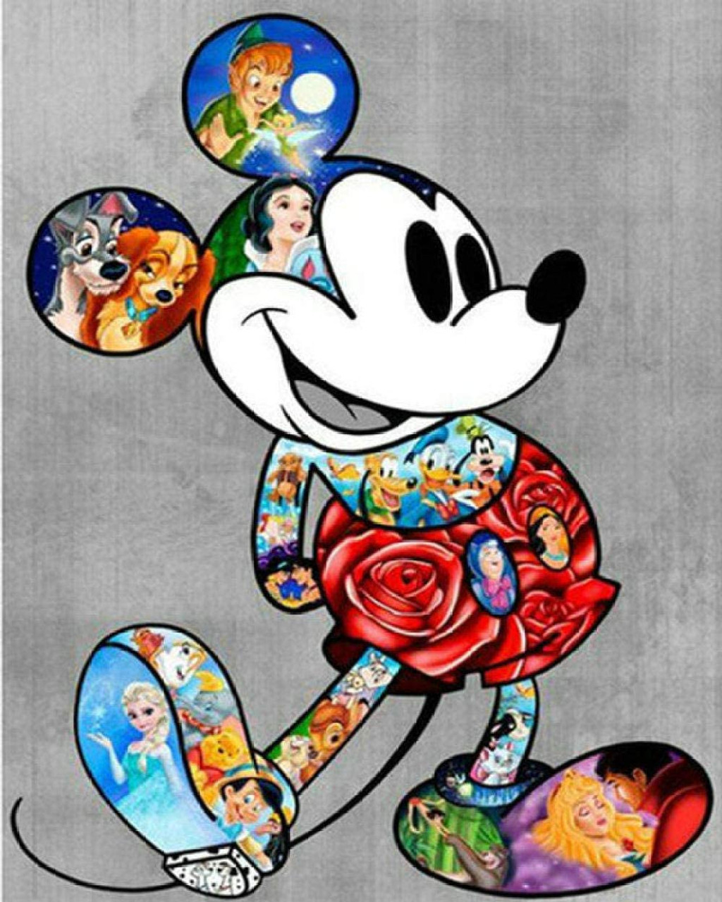 5D Diamond Painting Mickey Mouse Disney Collage Kit