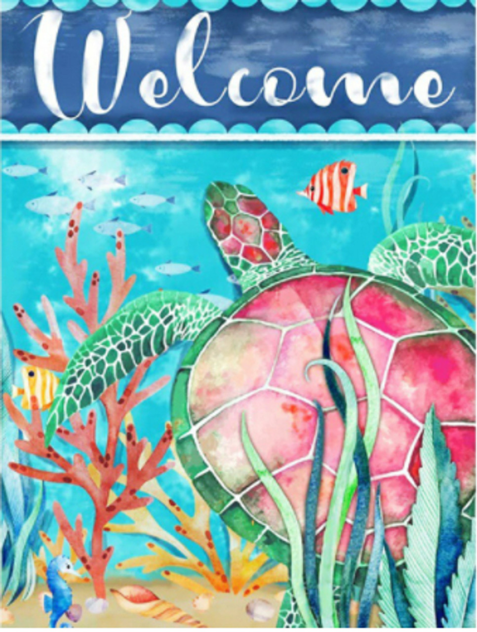 5D Diamond Painting Sea Turtle Ocean Collage Kit - Bonanza Marketplace