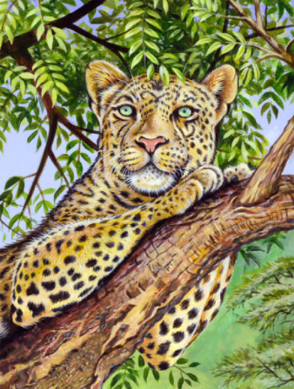 5D Diamond Painting Leopard & Animals of the Jungle Kit