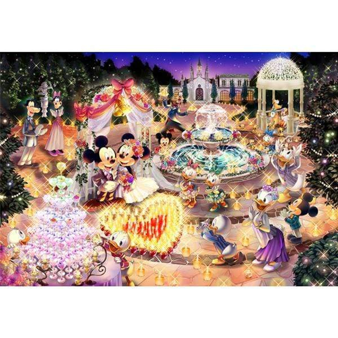 5D Diamond Painting Minnie & Mickey Mouse Wedding Kit